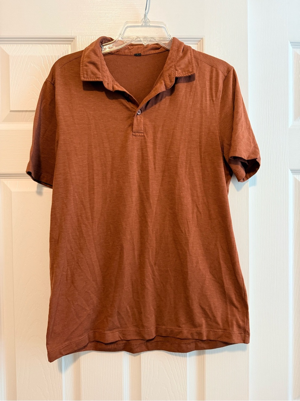 Lululemon Men’s Rust Polo Shirt